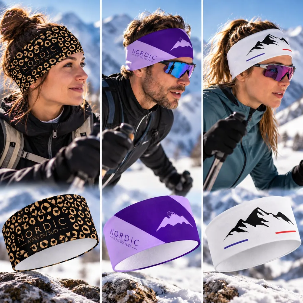 🏔️ Bandeaux Nordic Alpes du Sud - Unisexe – Performance & Style